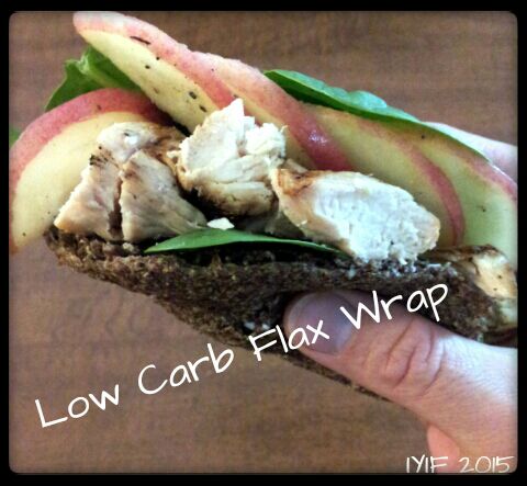 low carb flax wrap